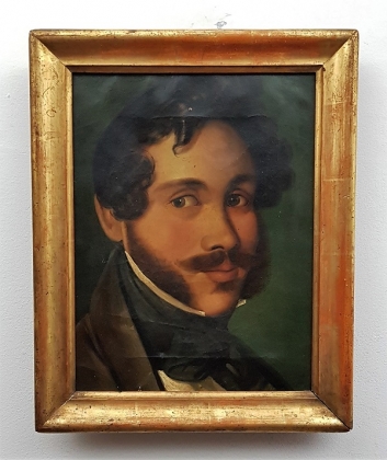 19.századi osztrák festő: Férfi portré